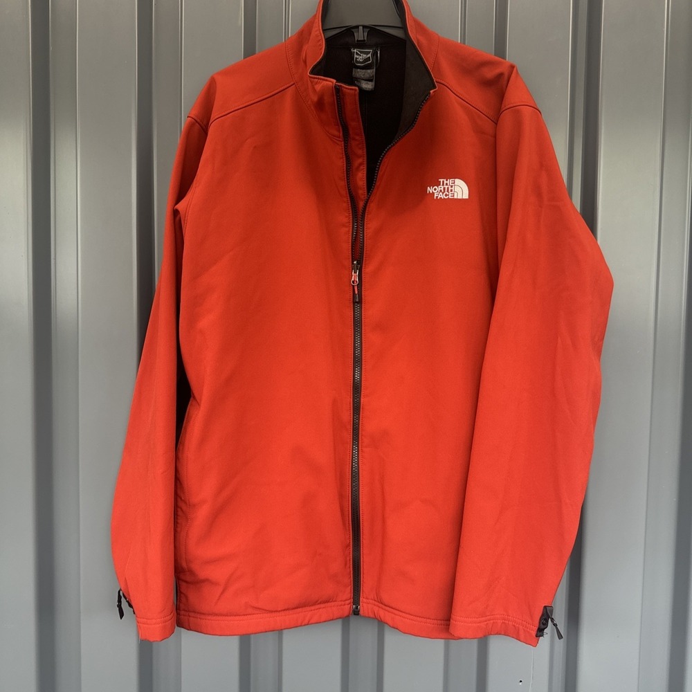 The North Face Jacket‎ Mens XL Orange Full Zip Insulated Outdoor Hiking